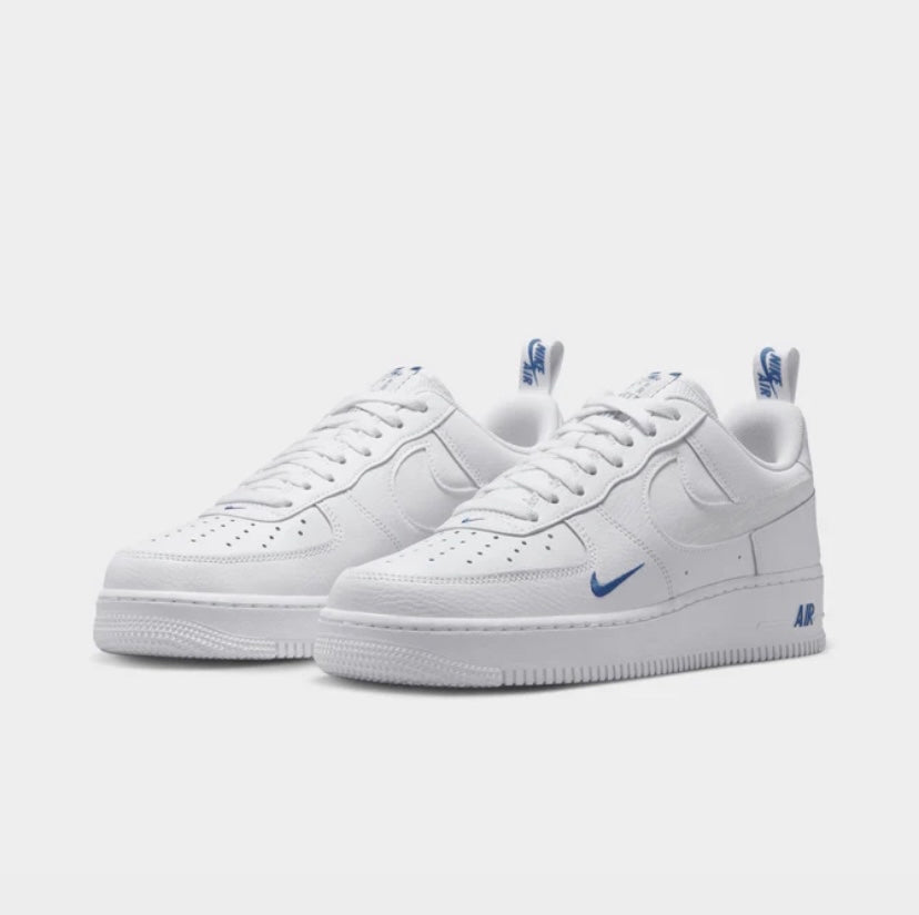 Nike Air Force 1 '07 - White - Dark Marina Blue