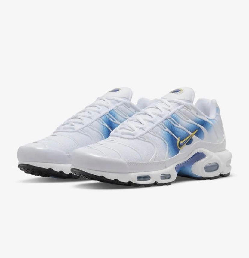 Nike Air Max Plus TN – Spray Paint Swoosh White/Blue