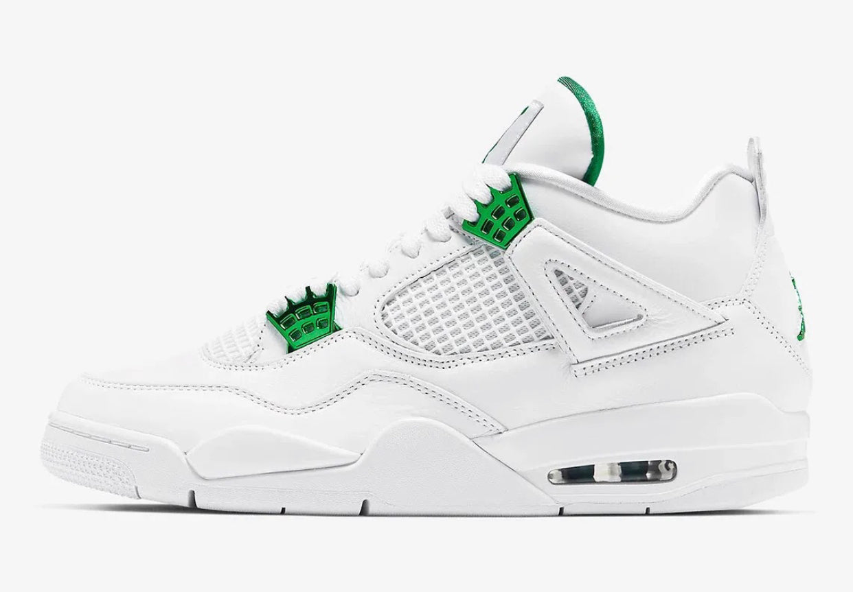 Air Jordan Retro 4 - Metallic Green